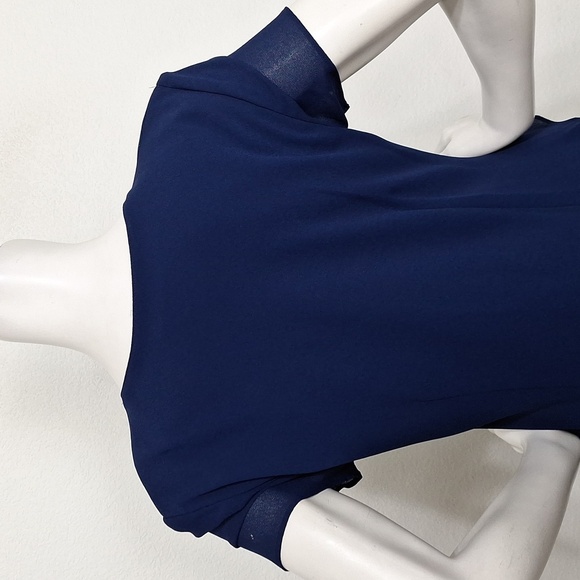 Positive Attitude Vintage Navy Blue Embroidered Beaded Fairy Maxi Dress Size 10 - Picture 9 of 12